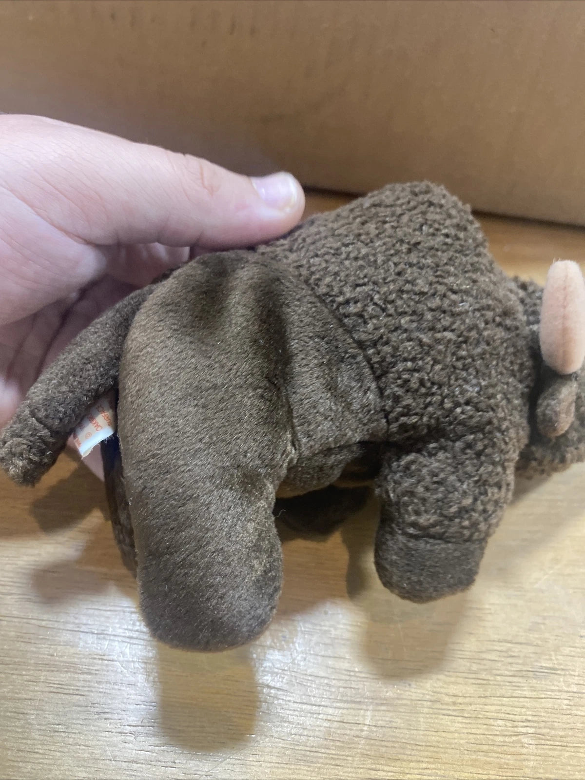 VERY RARE Ty Beanie Baby: Roam the Buffalo (Retired) 1998 With Tag Errors