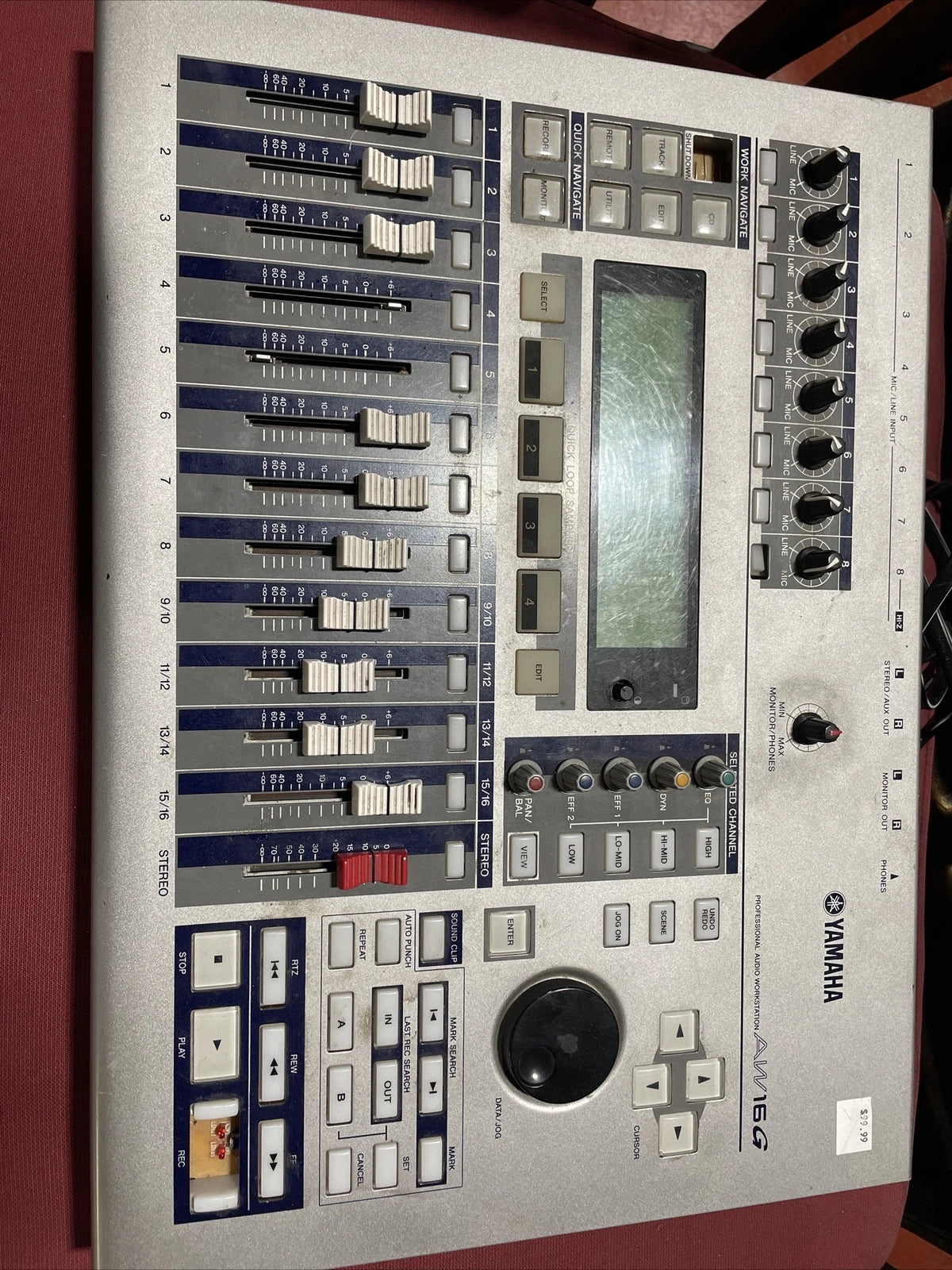 Yamaha AW16G 16-Track Digital Audio Workstation PARTS ONLY