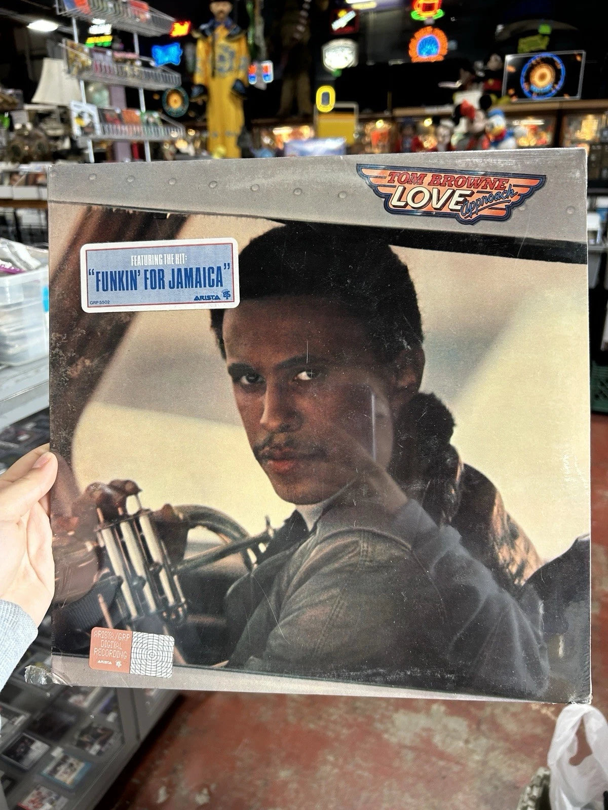 TOM BROWNE LOVE APPROACH LP ORIG '80 ARISTA GRP 5502 New Sealed Hype