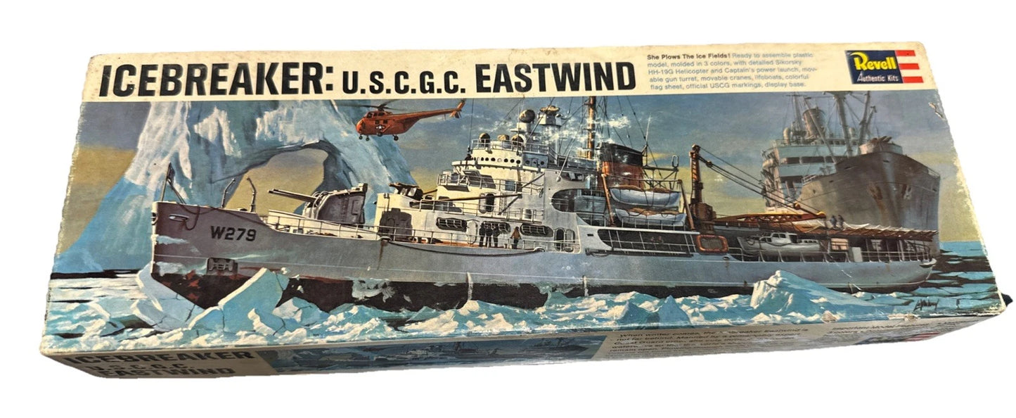 Revell Icebreaker U.S.C.G.C. Eastwind Model Kit 1966 Boxart H-453:200
