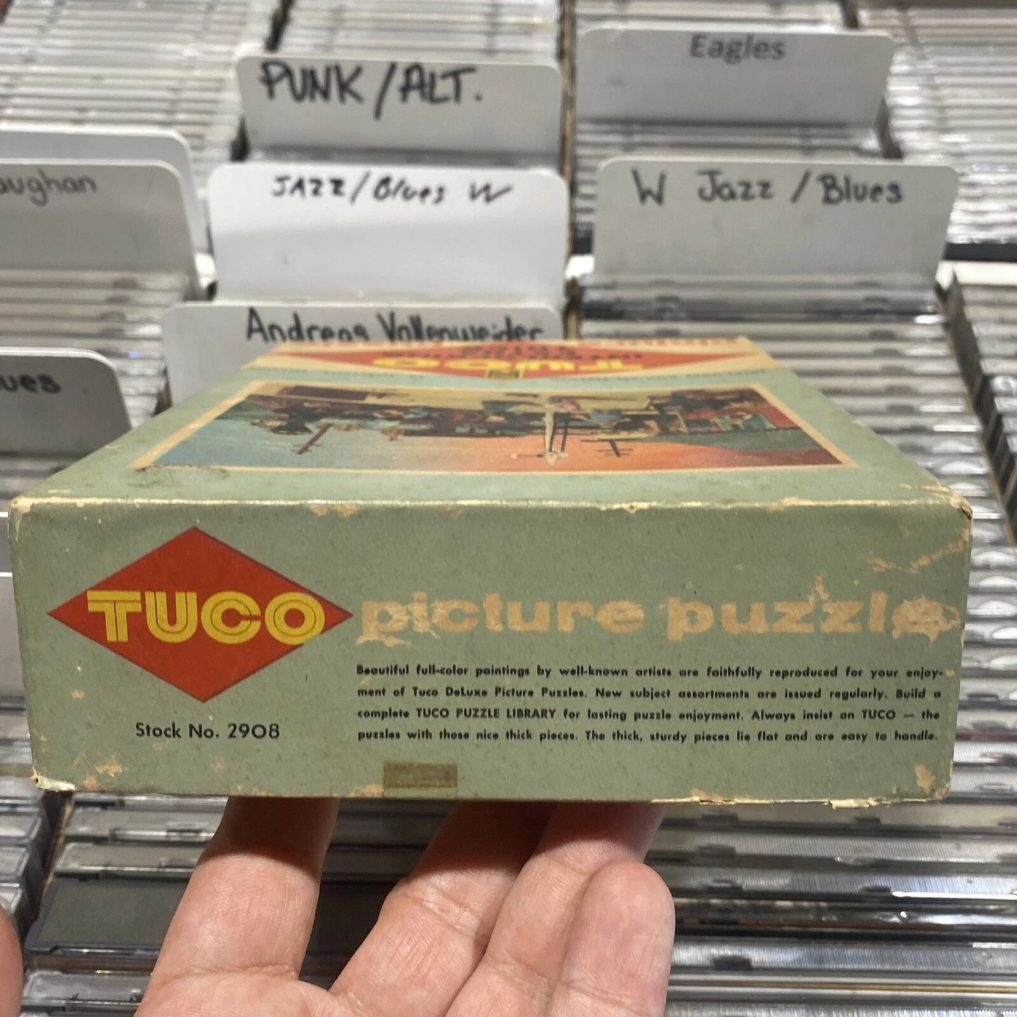 RARE Vintage Children’s Picture Puzzle TUCO Casey Jones (Complete)