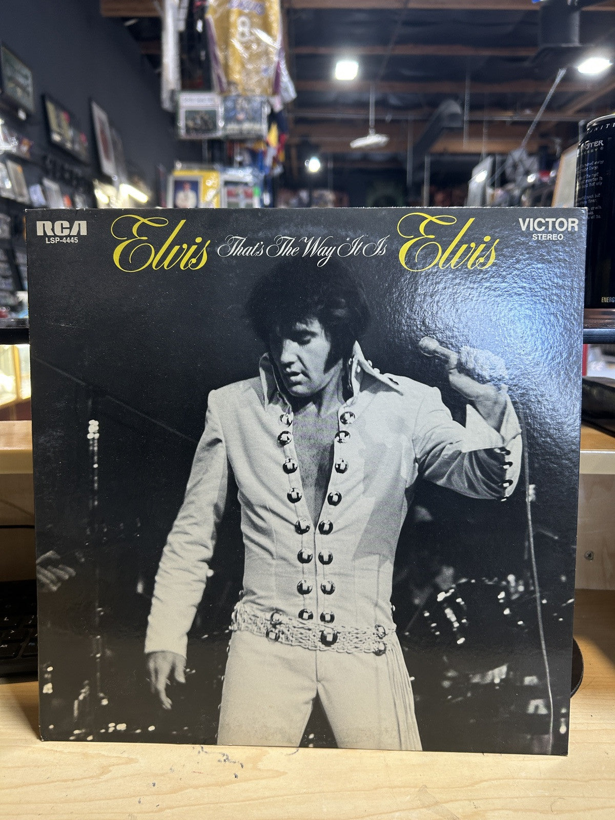 Elvis Presley THAT'S THE WAY IT IS LSP-4445 (USA 1970 RARE ORANGE RIGID) vg