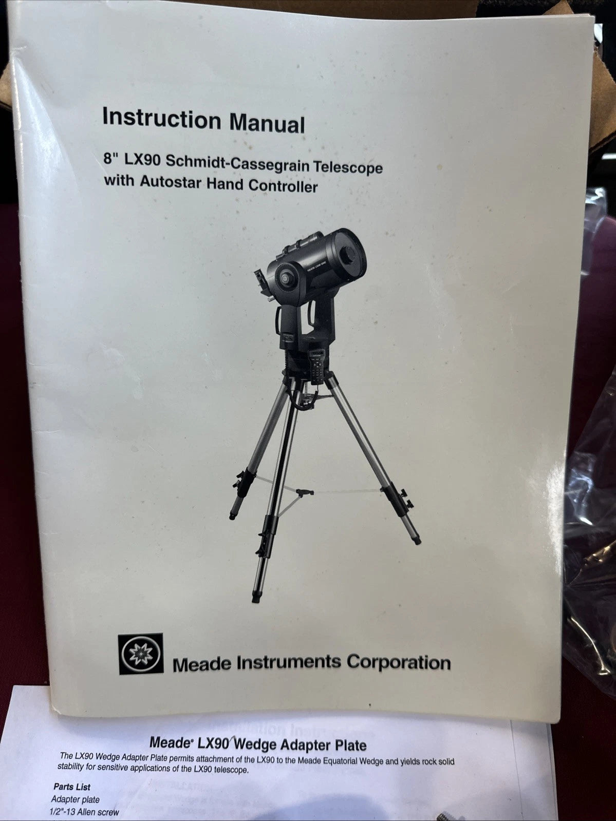 Meade LX90 EMC 8 inch Catadioptric Telescope.