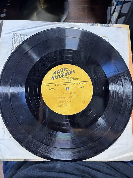 Marty Paich Test Pressing LP