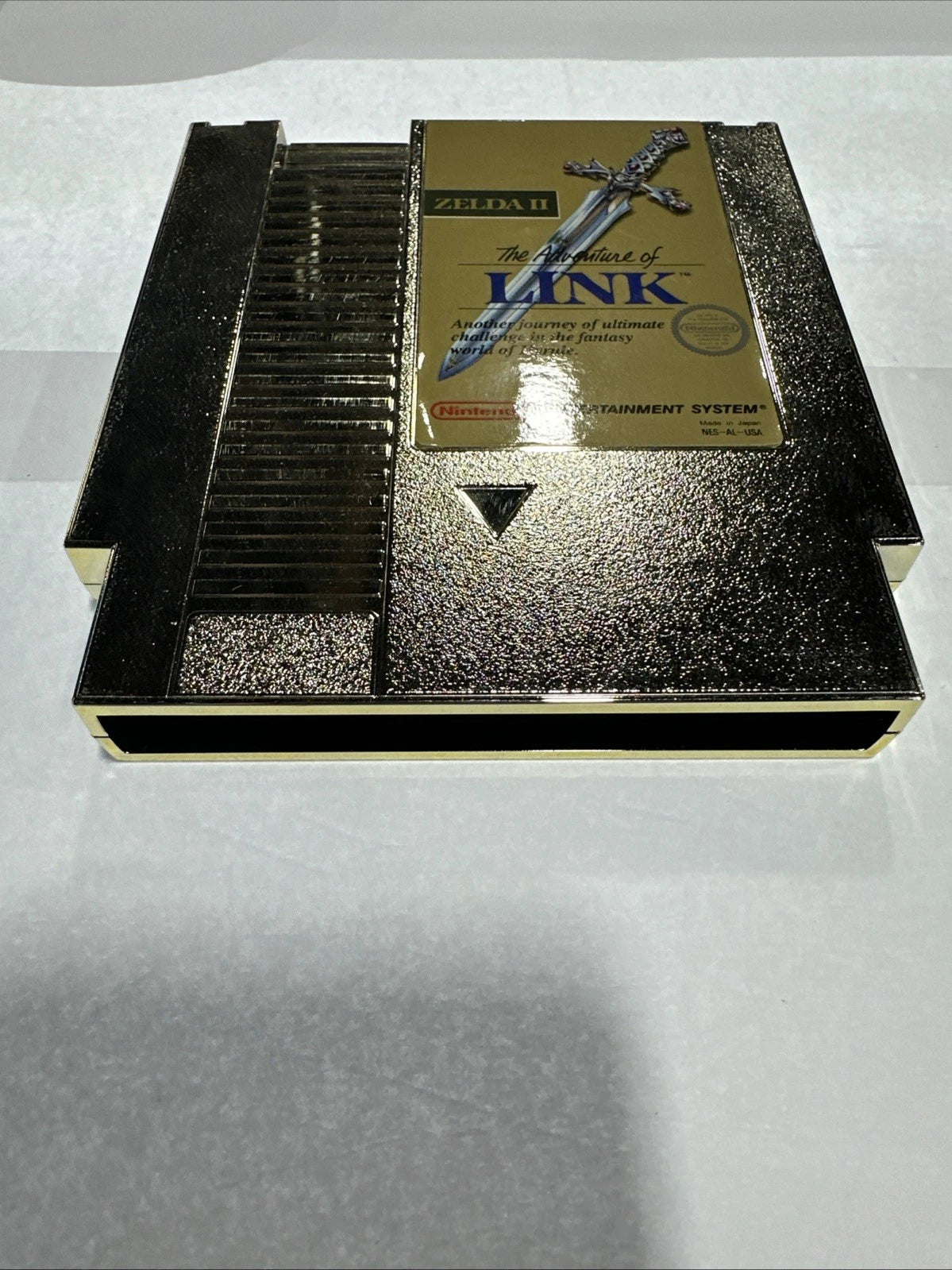 Legend of Zelda II: The Adventure of Link (NES) gold cart w/ manual TESTED