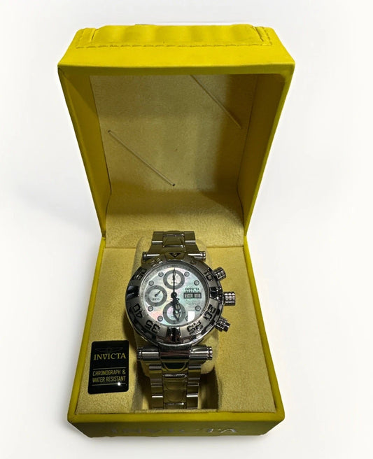Invicta Subaquatic Abalone Dial Day Date Steel 47mm Automatic Watch Model 10479