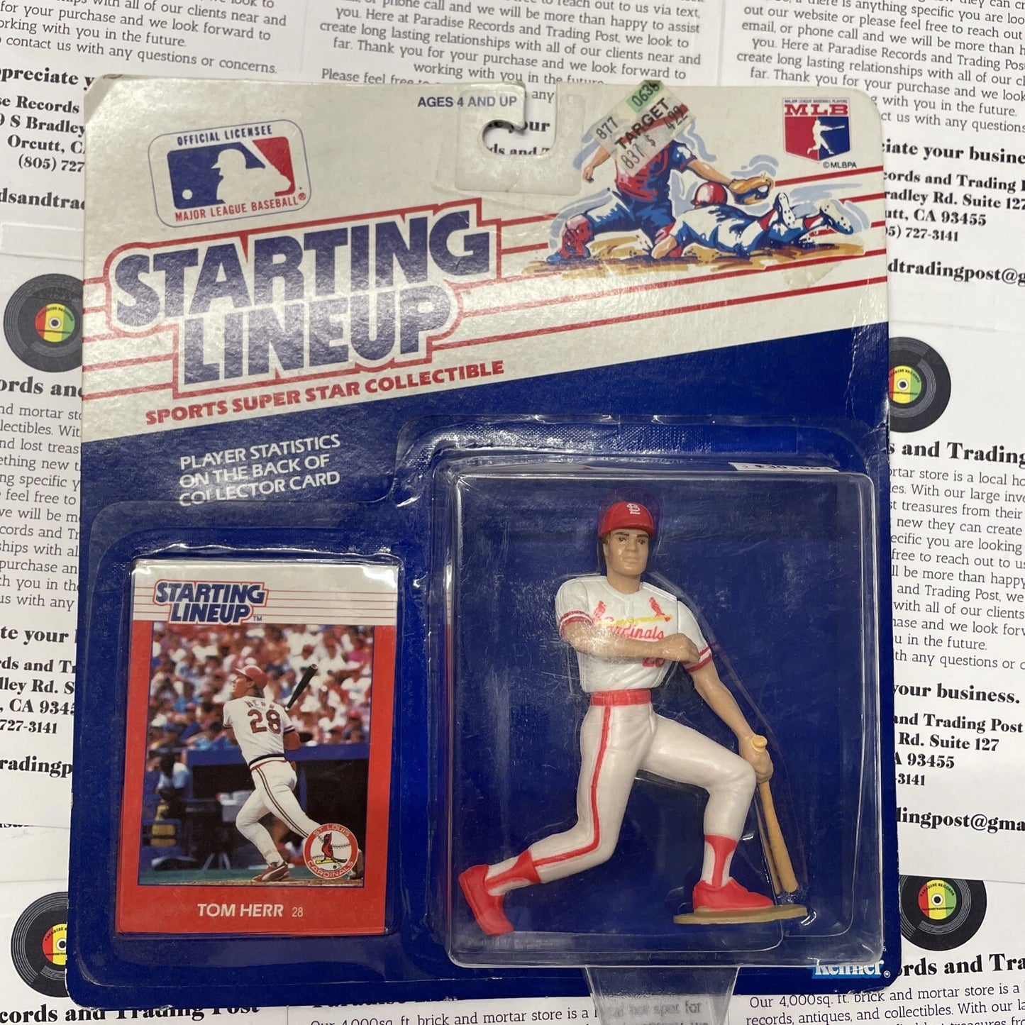 1988 TOM HERR St. Louis Cardinals #28 Rookie *FREE_s/h* Starting Lineup