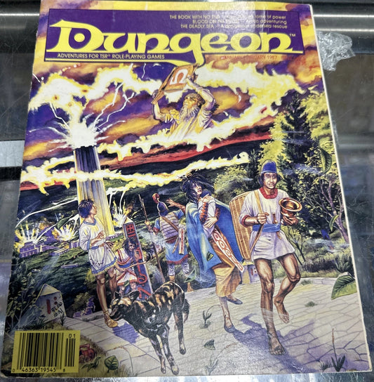 Dungeon Magazine #3 - TSR Dungeons and Dragons Adventure Magazine