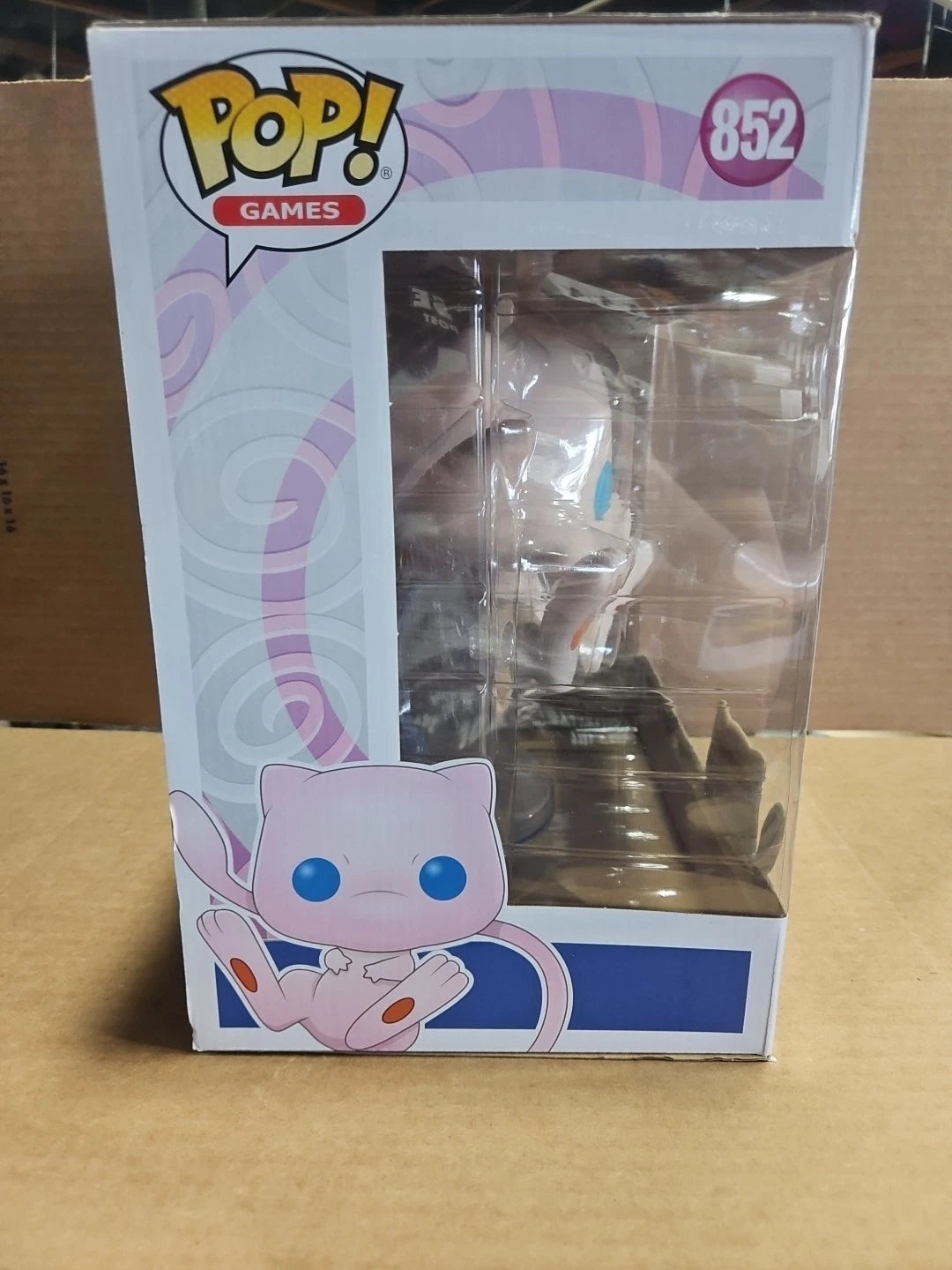 Mew Pokemon Funko Pop #852 Jumbo 10" Target Exclusive Vinyl Figure W/Stand 2021