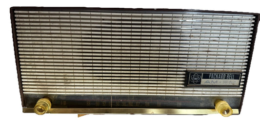 Vintage Packard Bell Speaker AM/FM Radio FOR PARTS STATIC