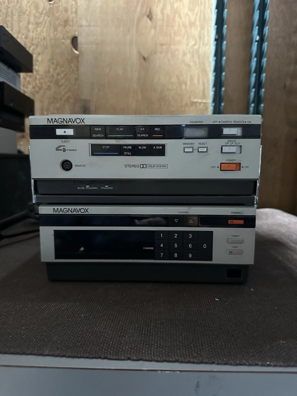 Magnavox NewviconVideo Camera VR8451bk01 & Portable Unit VR846BK01
