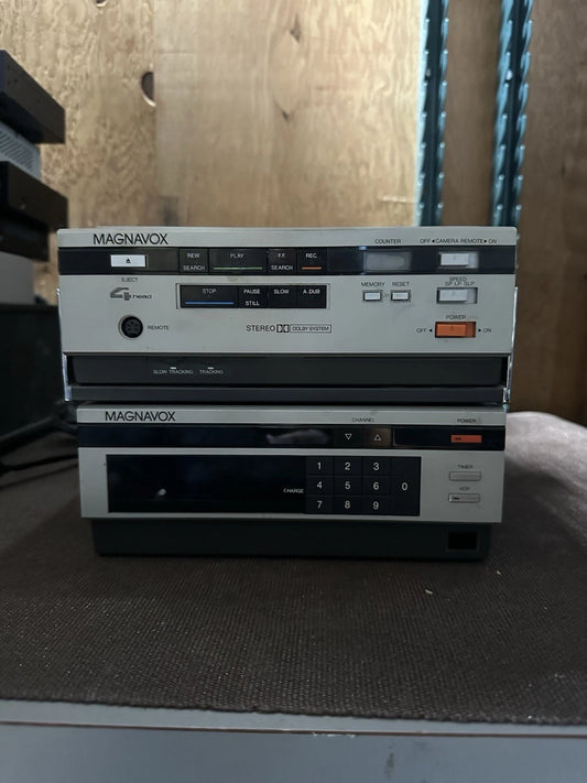 Magnavox NewviconVideo Camera VR8451bk01 & Portable Unit VR846BK01