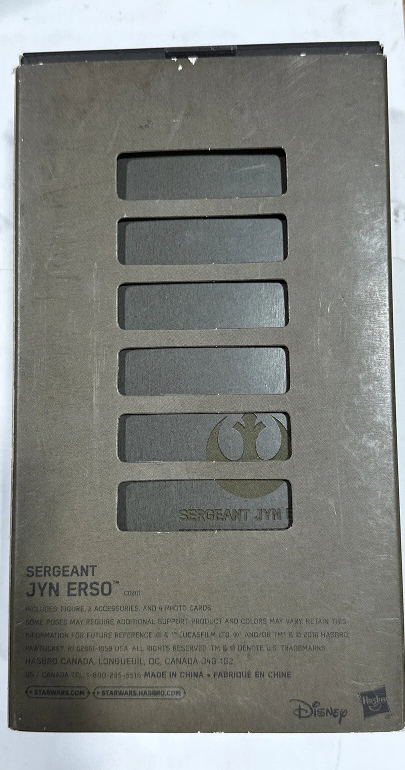 Star Wars Black Series Sergeant Jyn Erso 6" figure SDCC 2016 Comic Con NEW