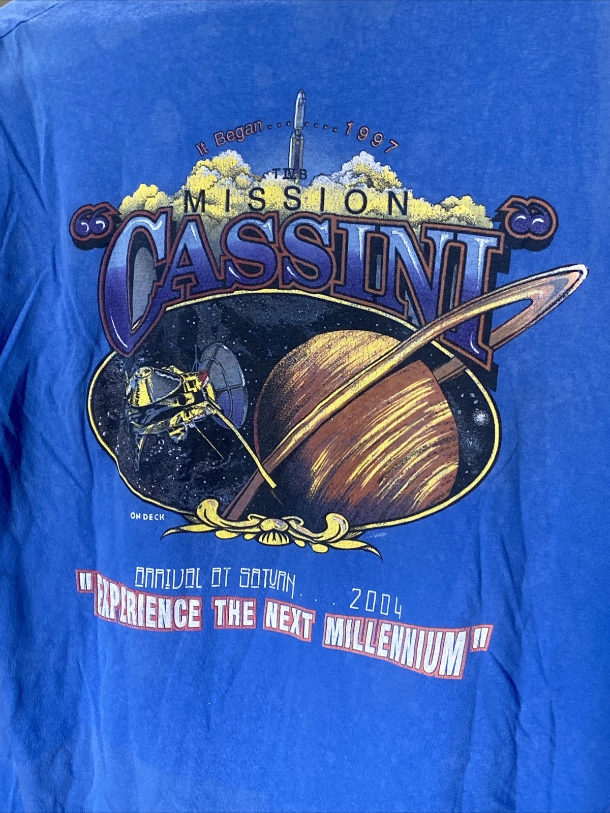 VTG 90s NASA Cassini Mission to Saturn “EXPERIENCE THE NEXT MILLENNIUM” 97’-04’