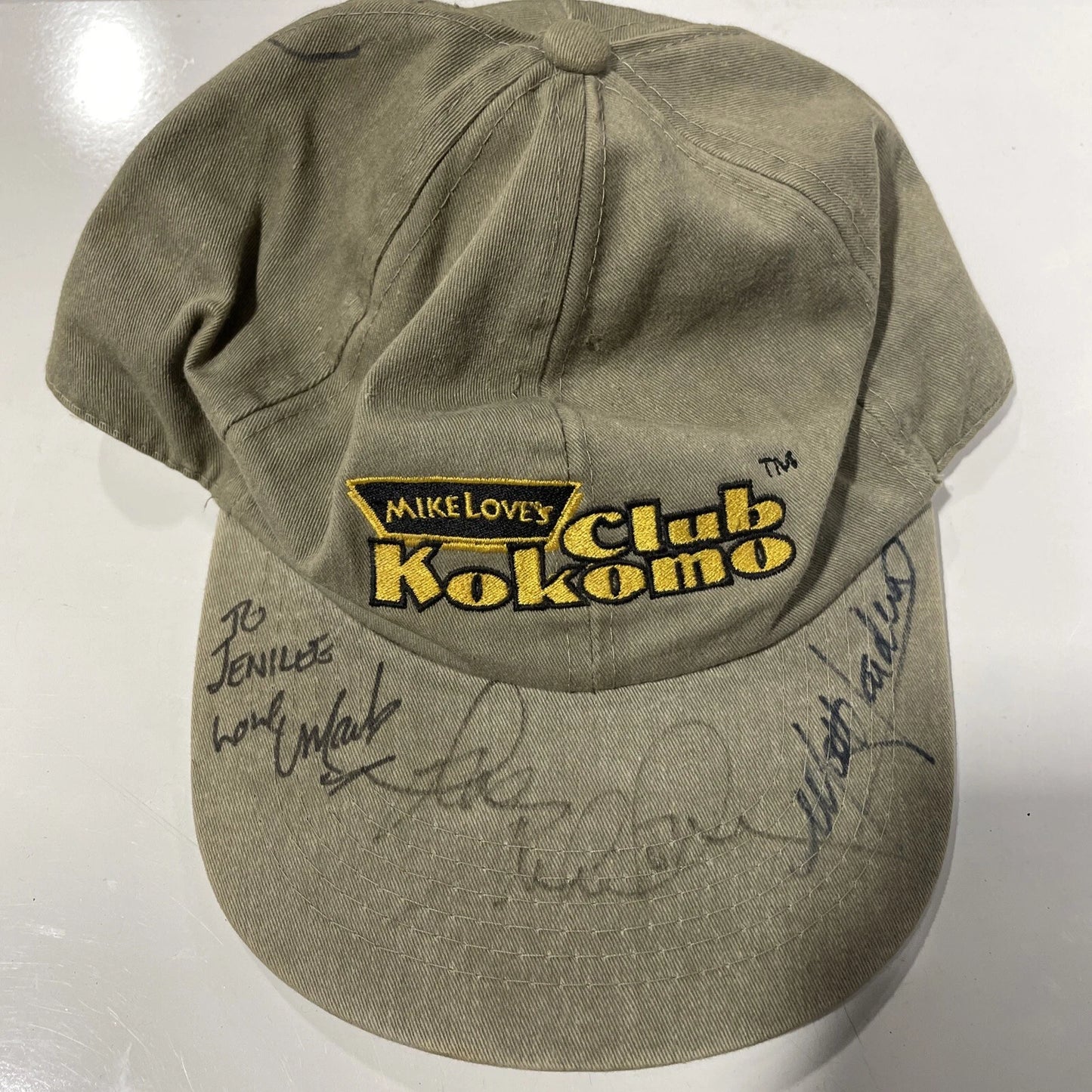 SIGNED Mike Loves club Kokomo hat by beach boys
