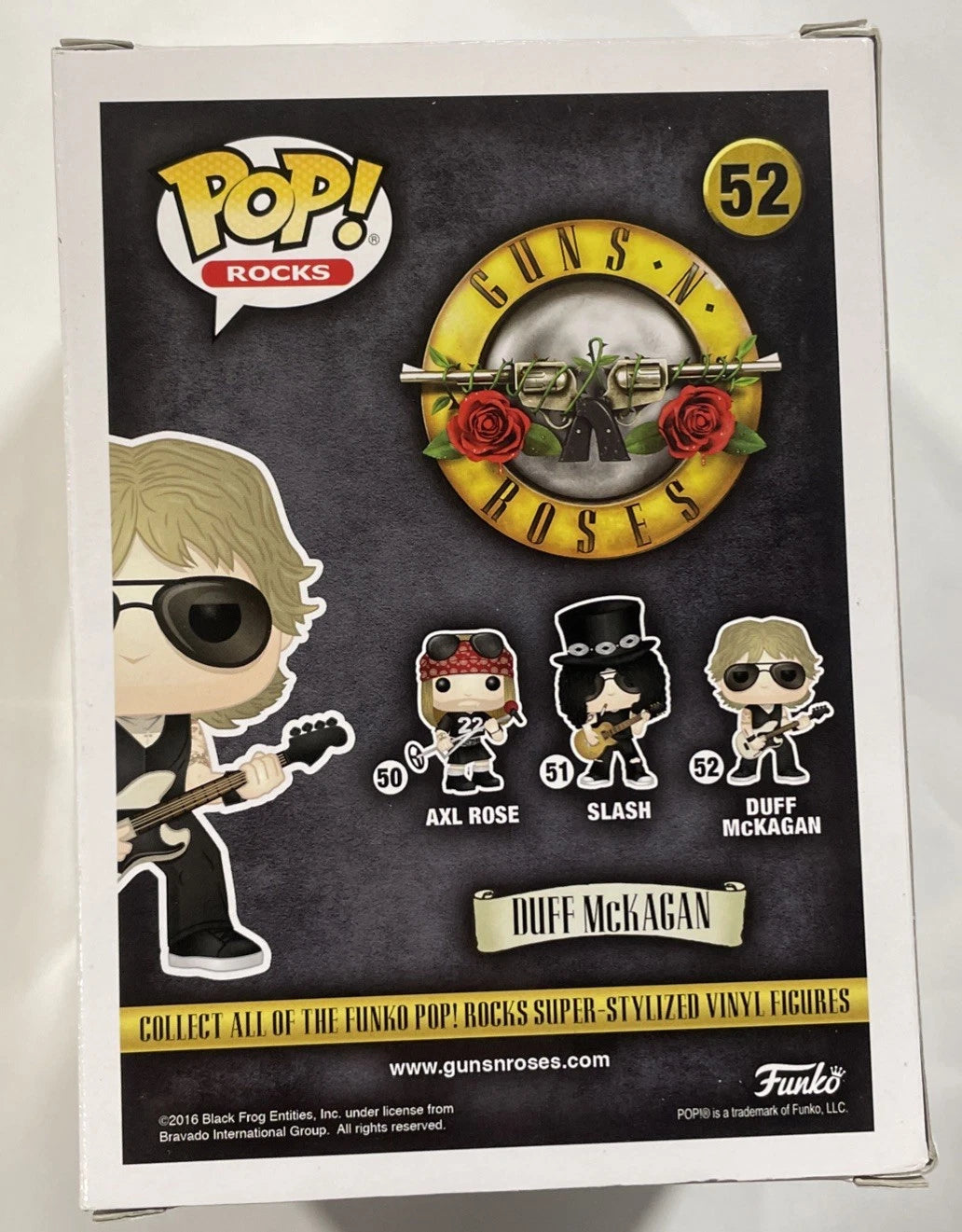 Funko Pop Rocks 90s Band Vinyl Figure Collection Guns N Roses 52 Duff McKagan
