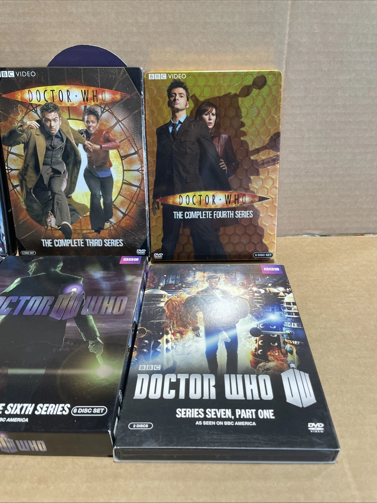 DOCTOR WHO BBC Parts One & Two + The Complete 3-7 Part One Lot Of 7