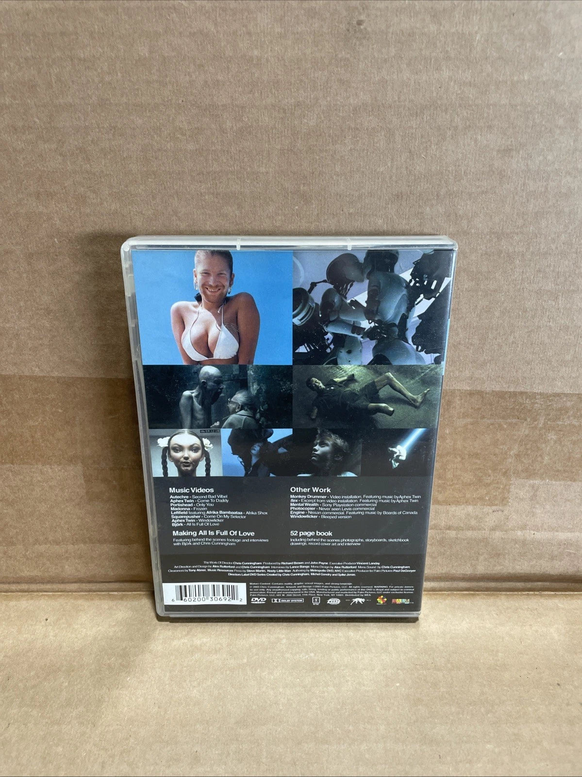 The Work Of Director Chris Cunningham DVD + Book