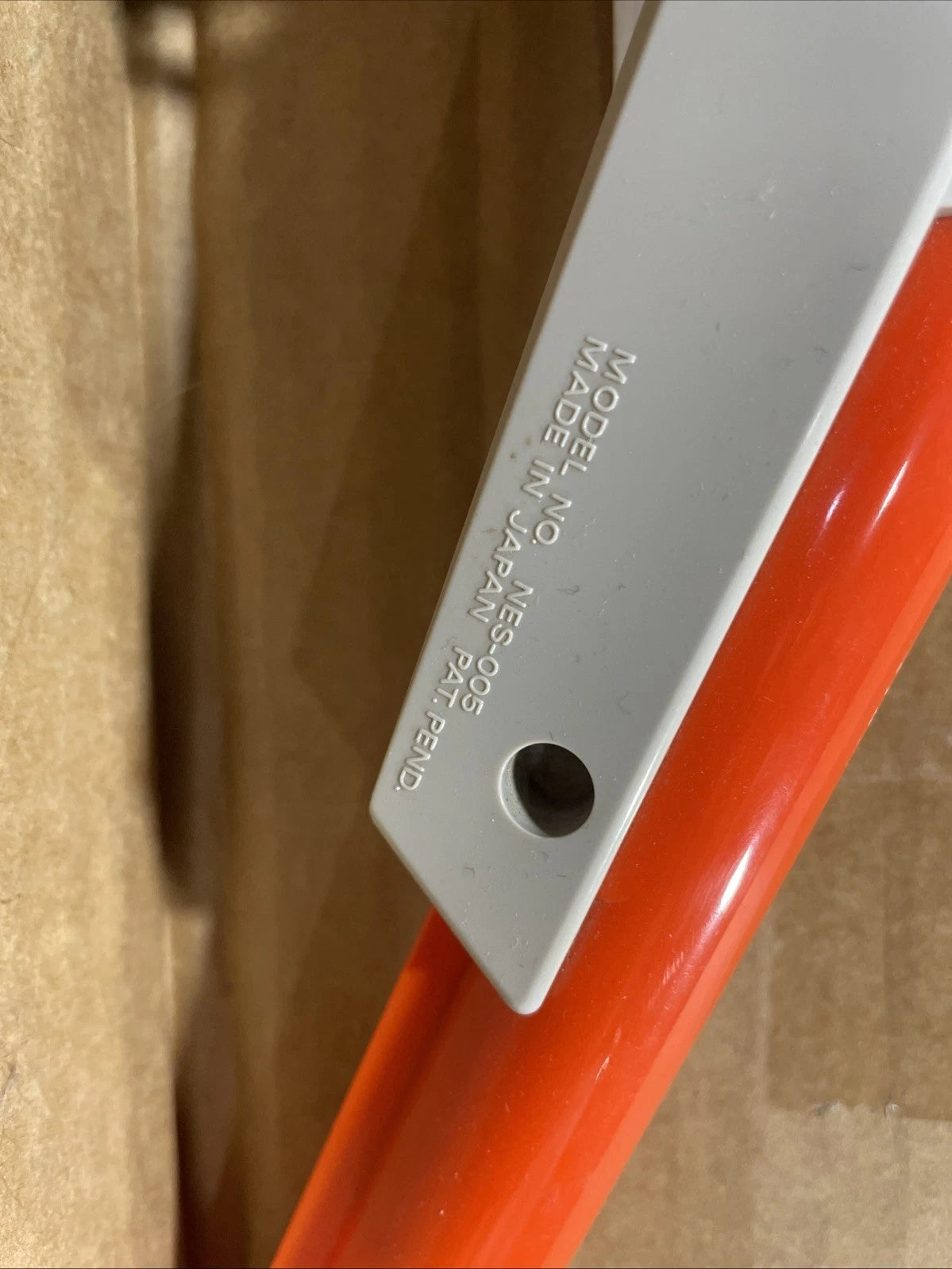 2 Orange Nintendo NES Zapper Duck Hunt Gun NES-005 OEM Light Gun
