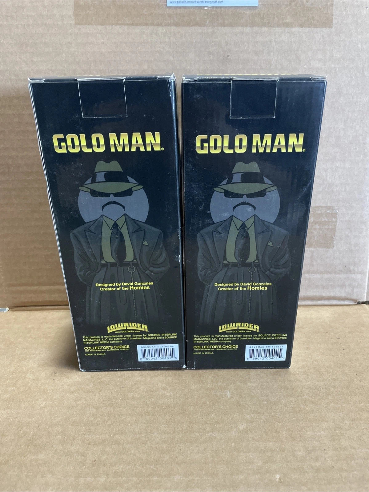 Lowrider Golo Man Homies Yellow / Gold and Blue Bundle