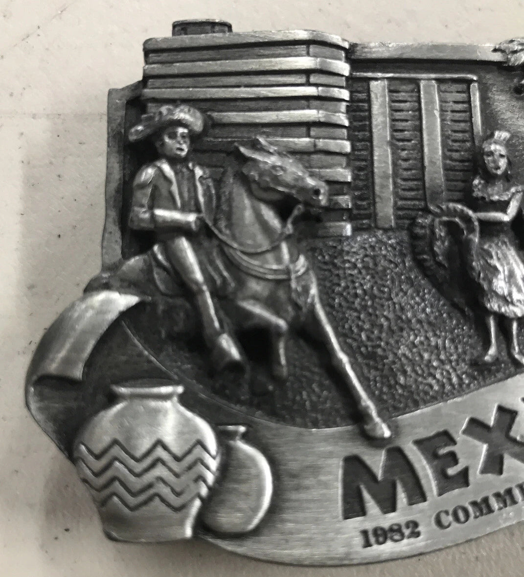 Mexico 1982 Commemorative Limited Edition Belt Buckle