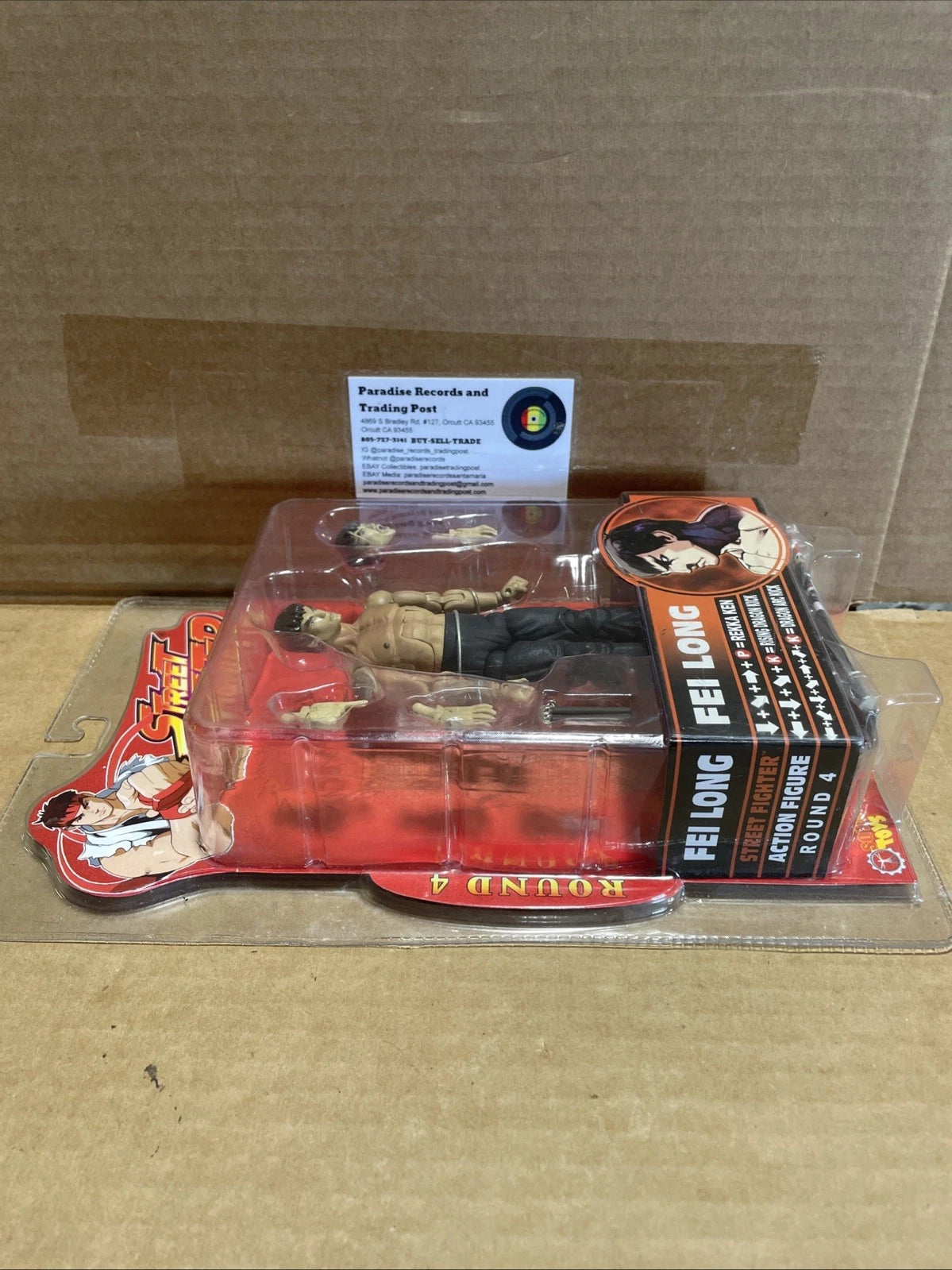 Street Fighter Fei Long Action Figure 2004 SOTA Capcom
