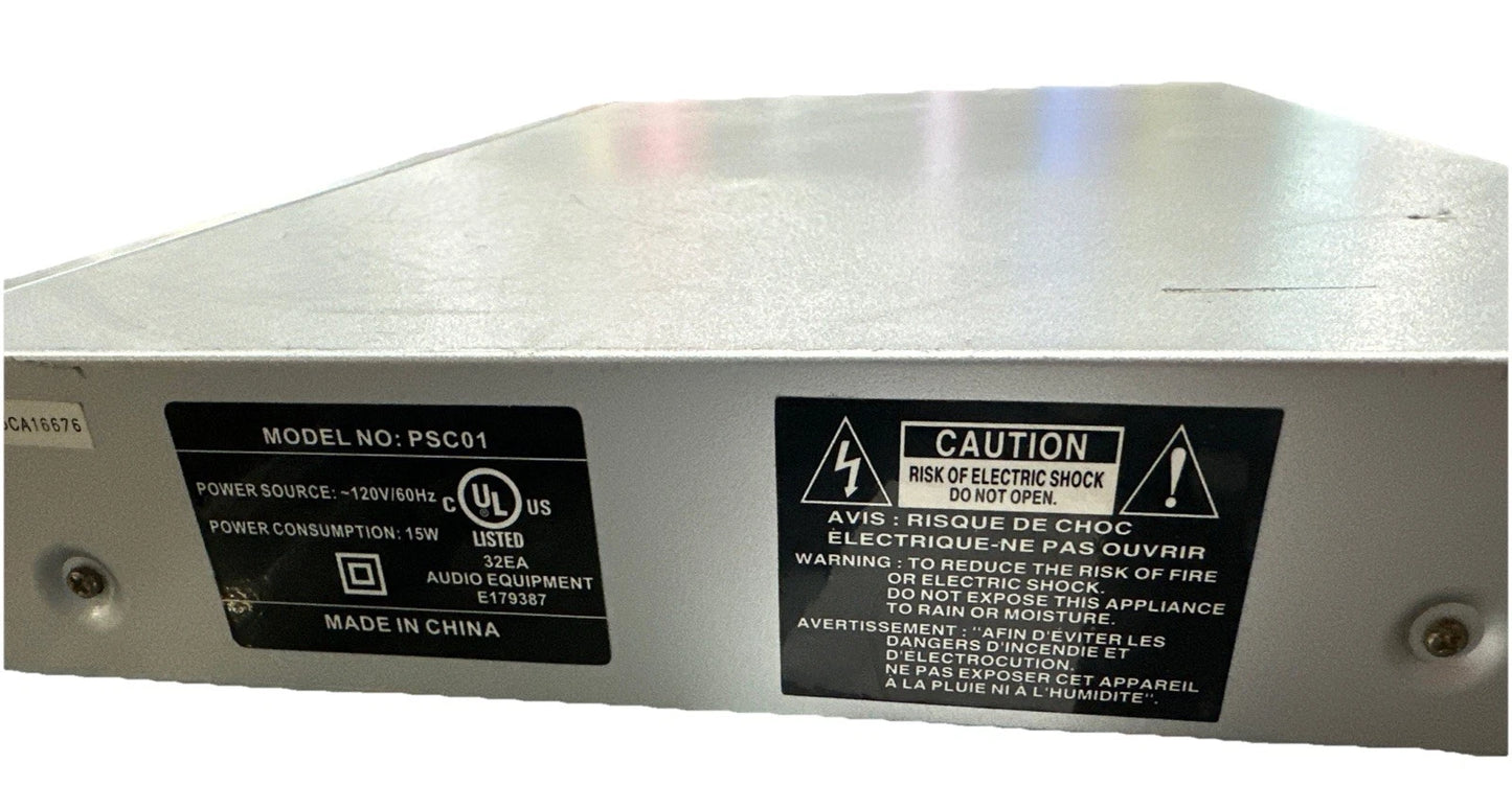 Psyclone PSC01 Component/S-Video/Composite Audio Video Selector NO REMOTE Tested