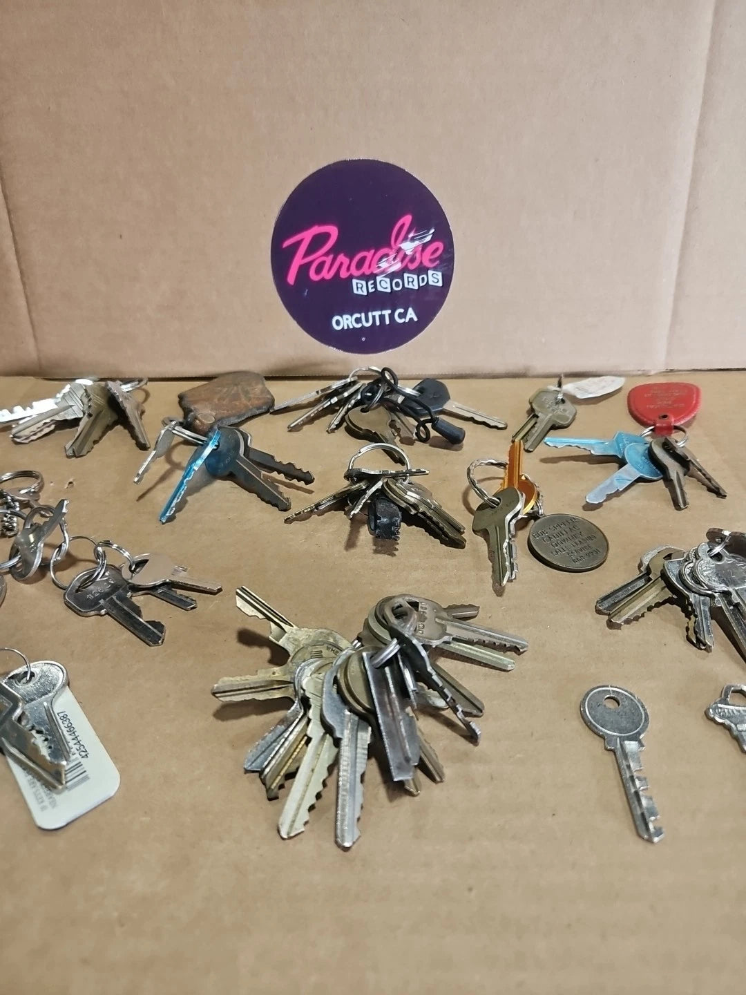Vintage Keys Random Lot Of Keys With Rings Vintage Rare