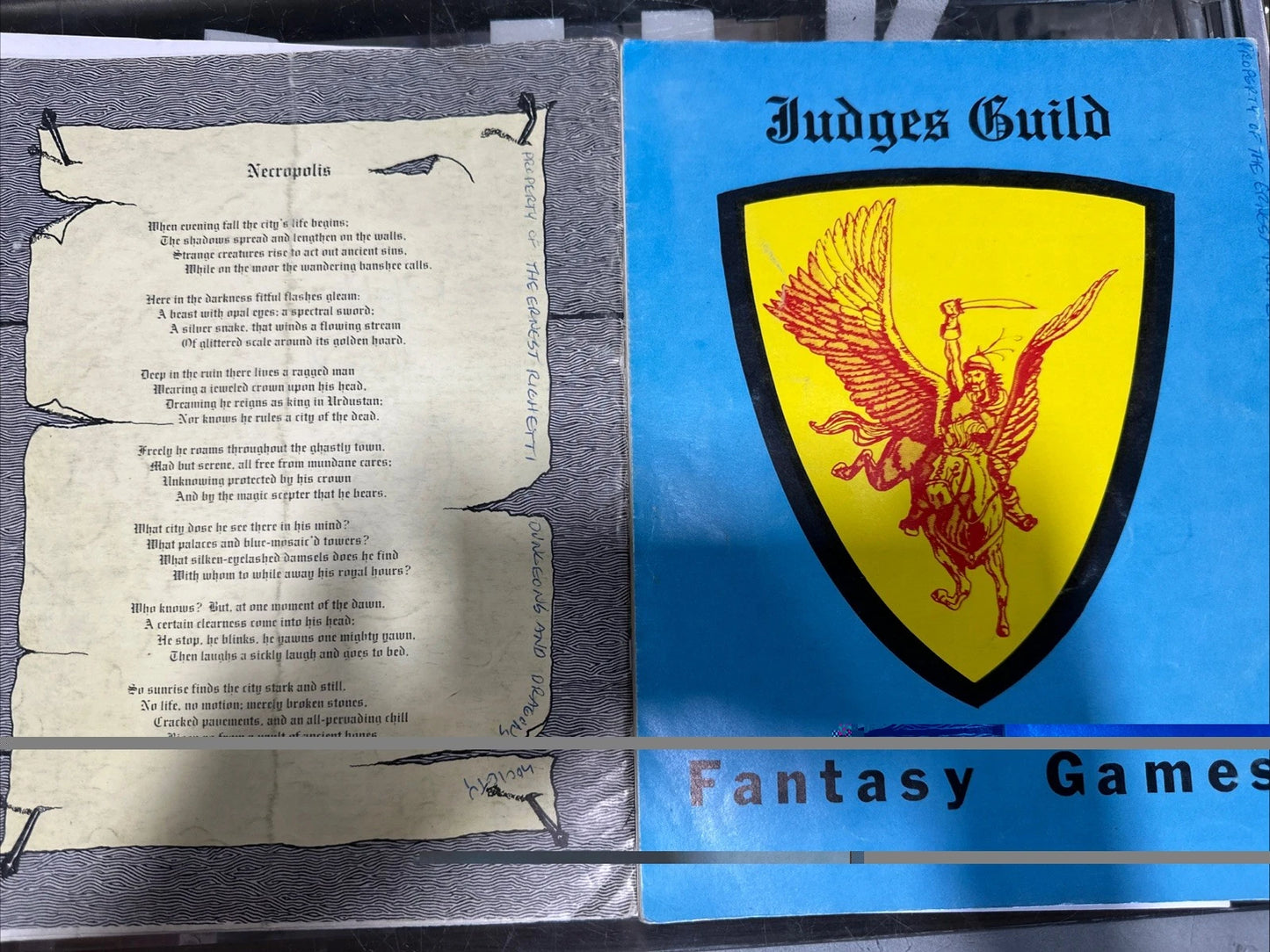 Tower of Ulission Judges Guild Sword Of Hope Bundle 1979 Fantasy RPG Original