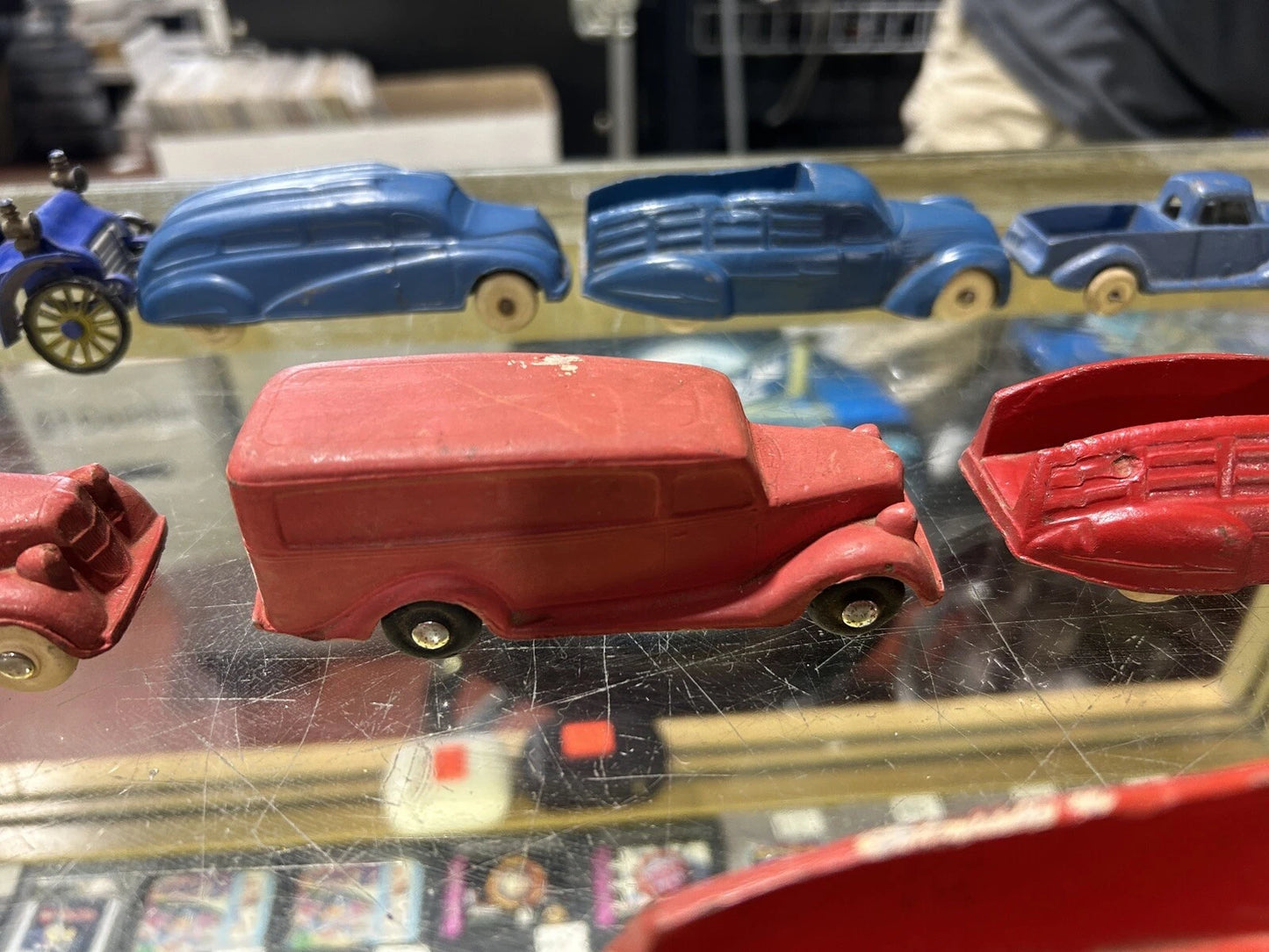 Rare Vintage Rubber Cars 1930s Lot of 9