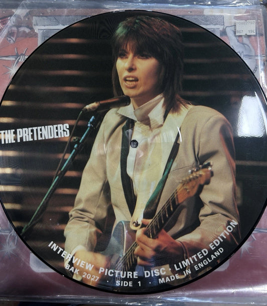 The Pretenders 1987 BAK 2027 Interview Picture Disc Limited Edition Vinyl Record