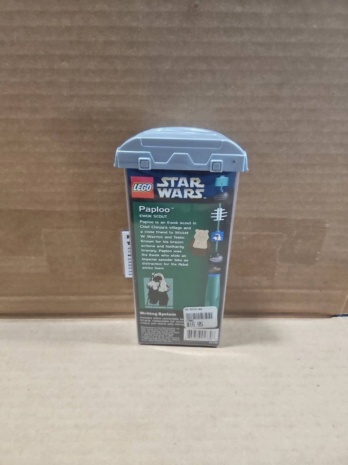 LEGO STAR WARS Customizable Ewok Pen with Paploo Minifigure 2000’s Rare Open Box