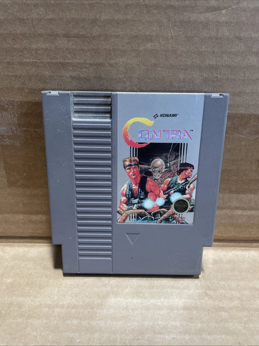 Contra (Nintendo NES, 1988) Excellent Condition