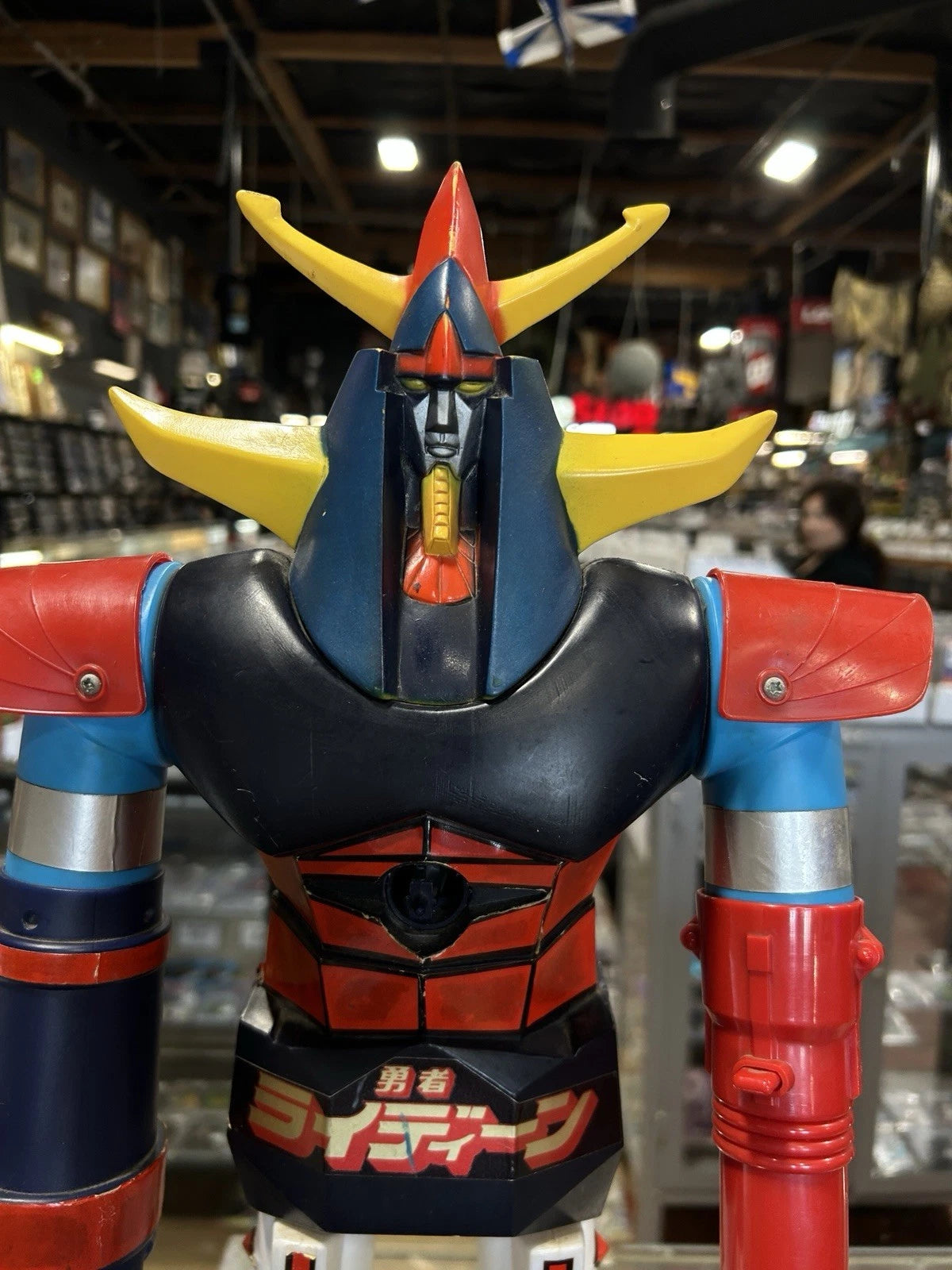 Vintage Mattel Shogun Warriors RAYDEEN Jumbo Machinder 24" Action Figure Robot