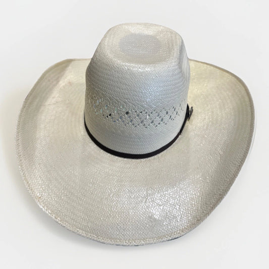 Ariat Double S 20X Straw Cowboy Hat, Men's Size 7 1/4