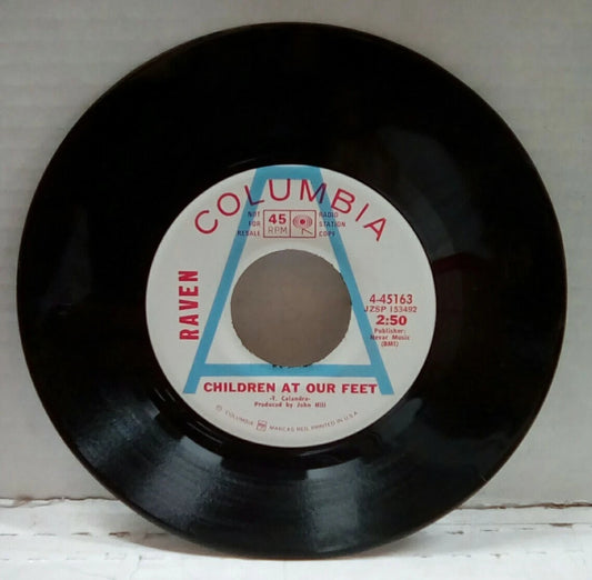 Raven Children At Our Feet/Here Come A Truck Promo 7" Single 4-45163