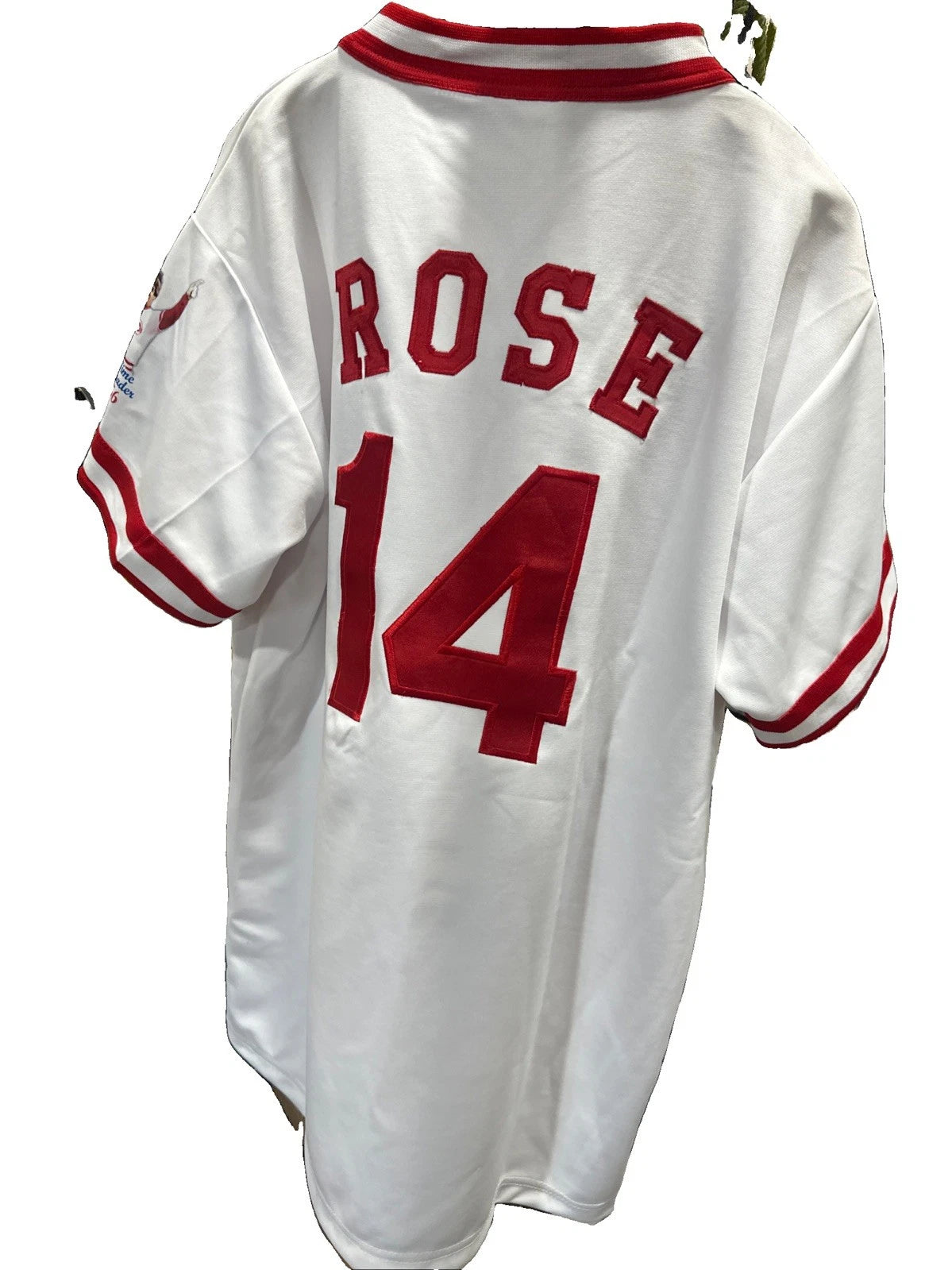 Pete Rose Autographed Signed Stat Jersey Baseball PSA Limited 500 Hit King #278