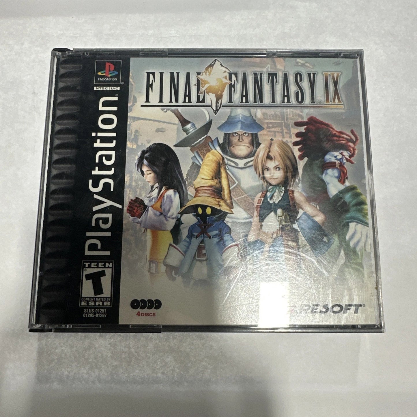 Final Fantasy IX (Sony PlayStation 1 PS1, 2000) Black Label - Good Condition