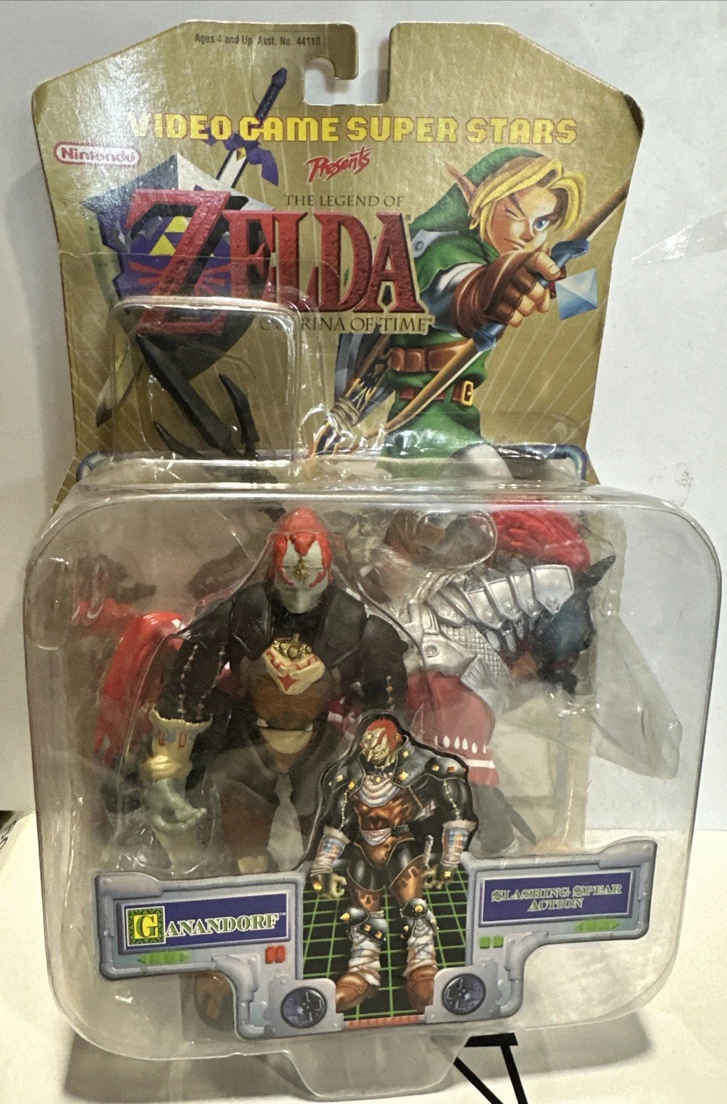 GANONDORF ToyBiz Video Game Super Stars LEGEND of Zelda Ocarina Of Time 2000 NIB