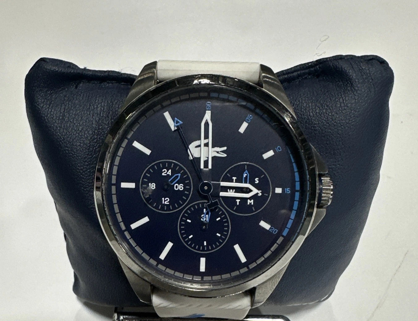 LACOSTE LC.91.1.34.2874 BLUE DIAL BLUE SILICONE STRAP MEN'S WATCH READ