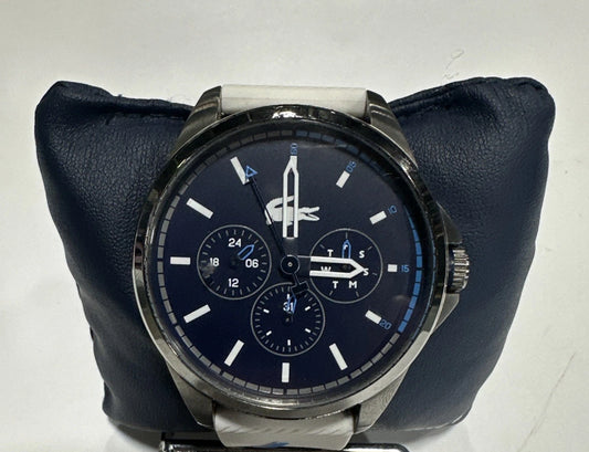 LACOSTE LC.91.1.34.2874 BLUE DIAL BLUE SILICONE STRAP MEN'S WATCH READ