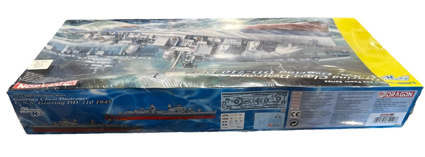 Dragon 1/350 Scale U.S.S. Gearing DD-710 1945 Destroyer Model Kit #1029 SEALED