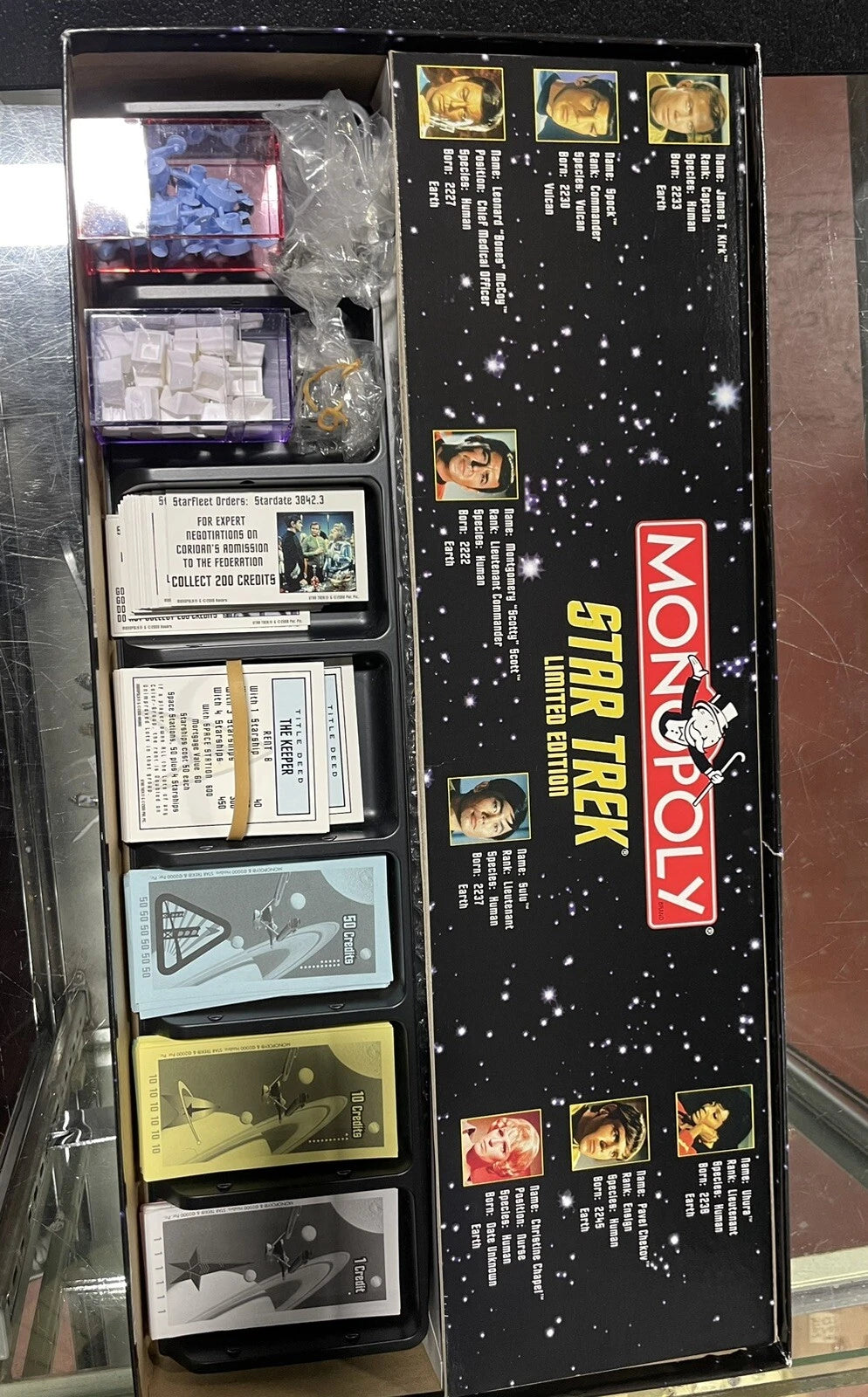 Vintage (2000) Monopoly STAR TREK LIMITED Edition Board Game