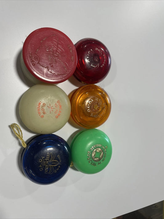 Vintage Duncan Yo-Yos Lot Of 6 Great Condition