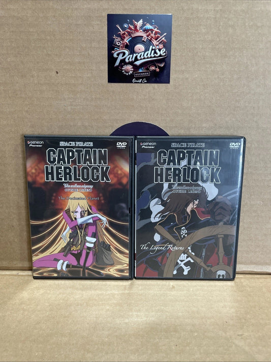 Space Pirate CAPTAIN HERLOCK The Legend Returns + The Decimated Planet DVD 2004