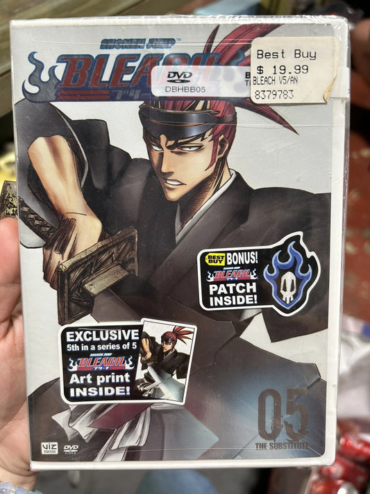 SHONEN JUMP BLEACH 05 THE SUBSTITUTE TV SERIES EPISODES 17 THRU 20 FREE SHIP!!!