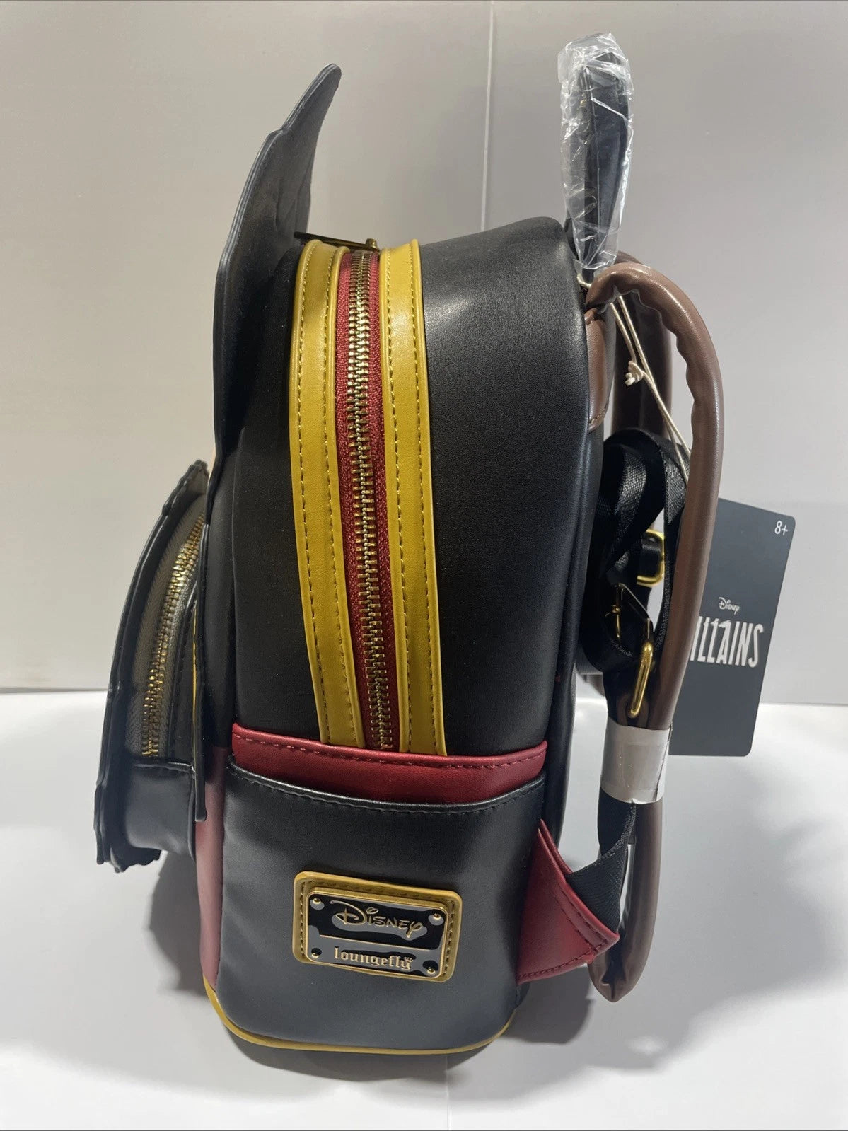 Loungefly Disney Beauty And The Beast Gaston Villains Mini Backpack Lenticular