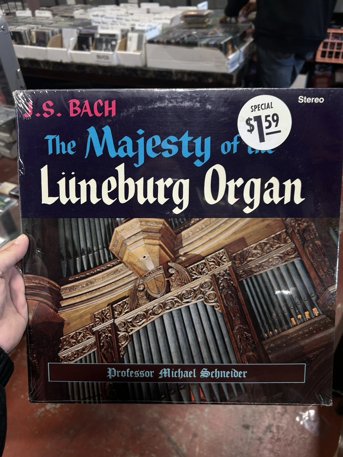 J.S. Bach The Majesty Of The Luneburg Organ LP 33 RPM Vinyl ASC-807 NEW Sealed