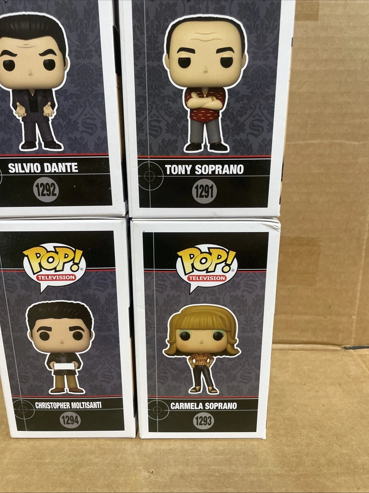 Funko Pop! Television The Sopranos Vinyl Figure Lot of 4 #1291-1294