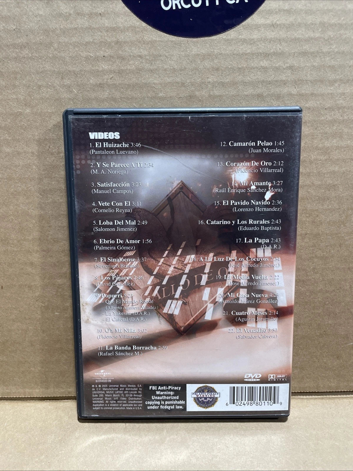 Valentin Elizalde En Vivo Volume 11 DVD Latin